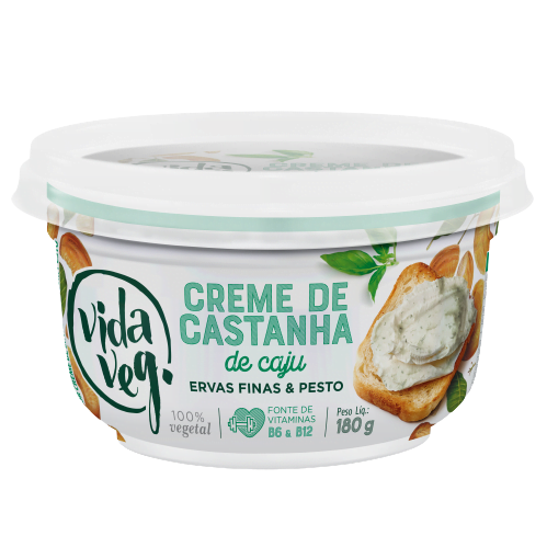 Vida Veg Lan A Linha De Cremes De Castanha De Caju Bhb Food