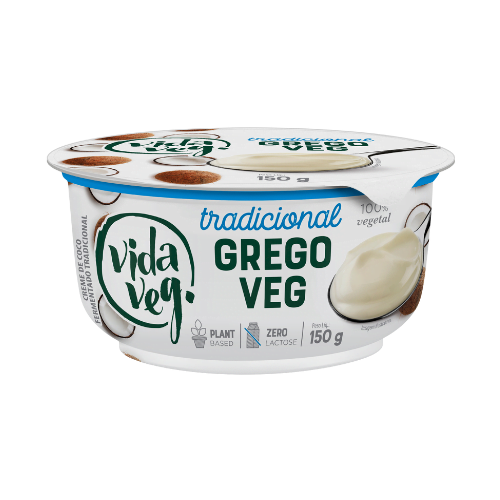 Iogurte Grego Tradicional GregoVeg Vegano Vida Veg – 150g