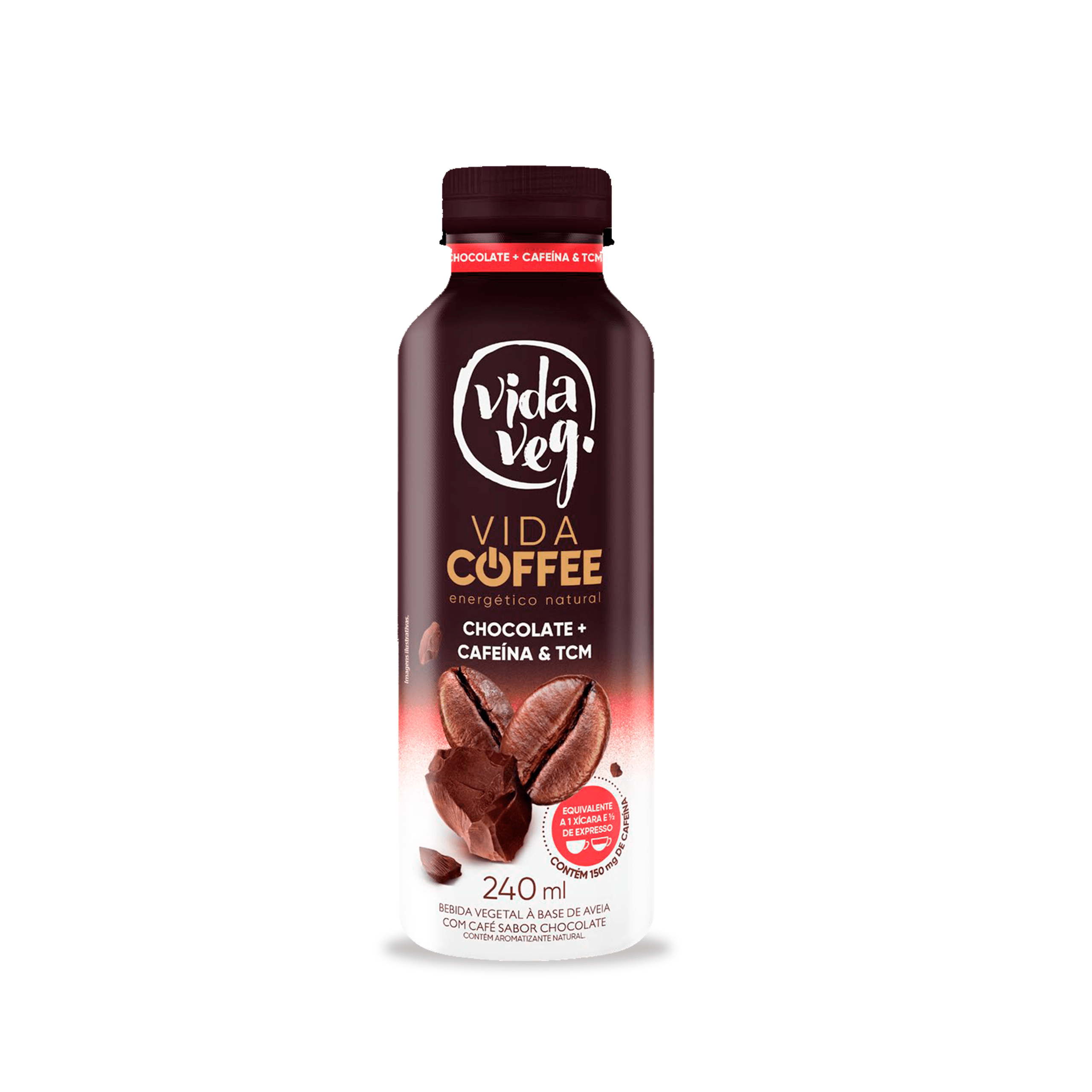 Café Energético Vida Coffee Chocolate Vegano Vida Veg – 240ml