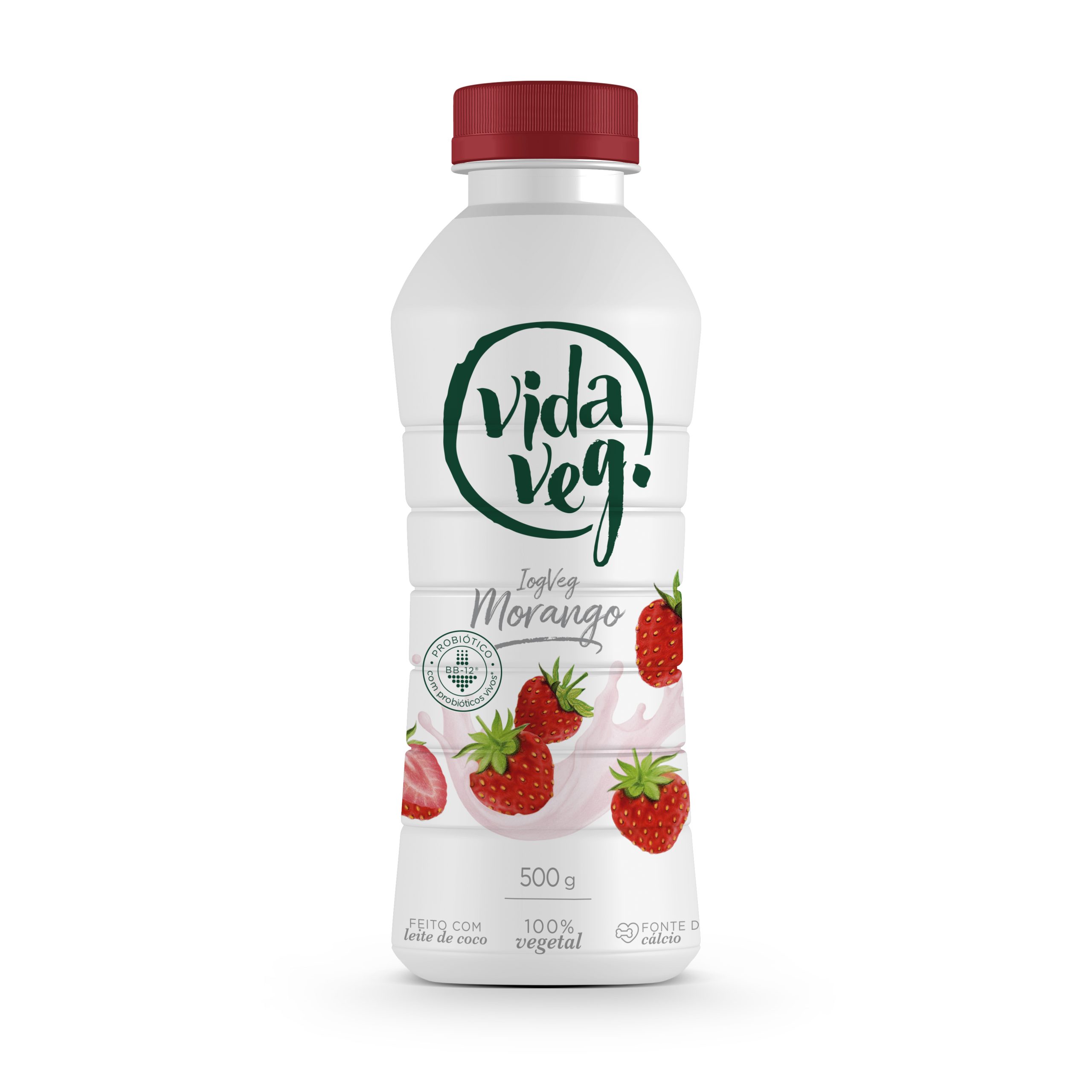Iogurte de Morango Vegano Vida Veg – 500g